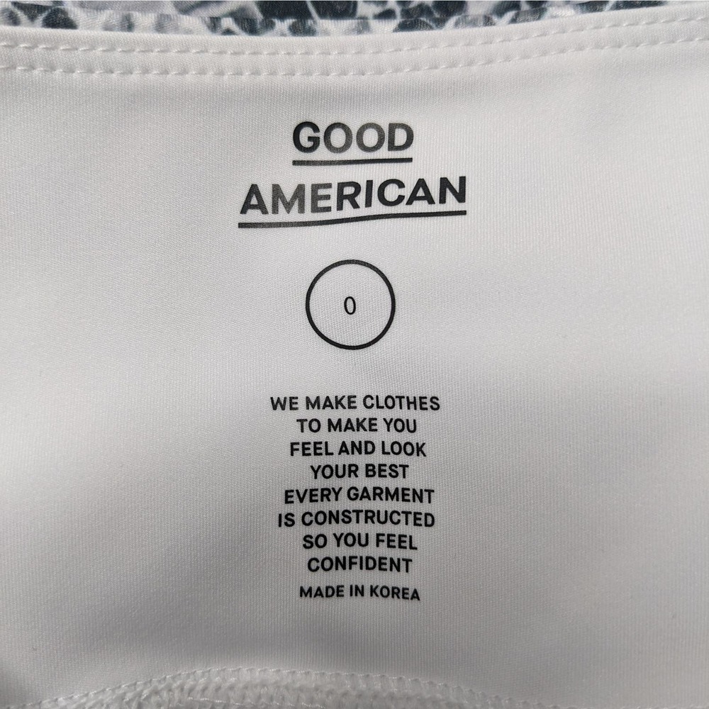 Good American Women's Python Print Mesh Leggings … - image 4